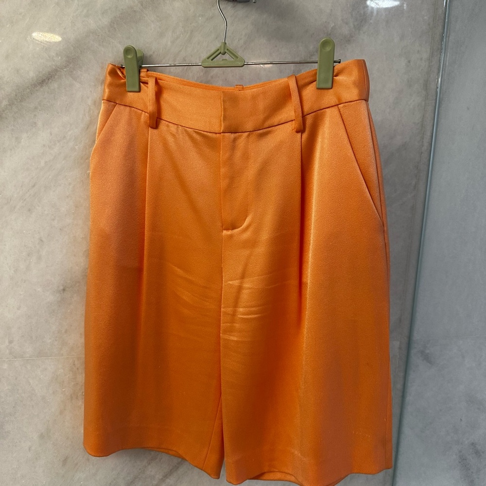 Alice + Olivia Radiant Orange Shorts